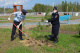 Белоярские полицейские приняли участие в высадке кедровой аллеи в честь 90-летия Югры